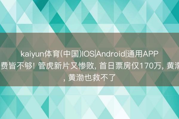 kaiyun体育(中国)IOS|Android|通用APP下载 连电费皆不够! 管虎新片又惨败， 首日票房仅170万， 黄渤也救不了
